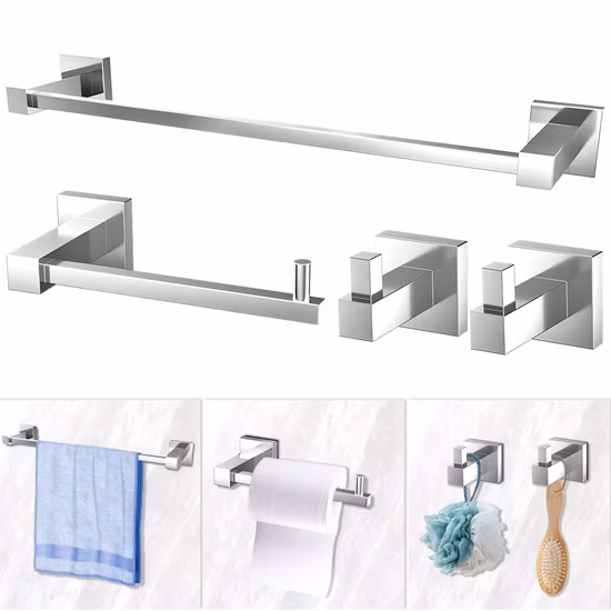4 PCS Bathroom Hardware Set Bathroom Accessories Manufacturer