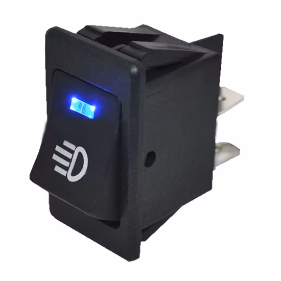 Interrupteur à bascule à bascule pour voiture 12 V 35 A avec lumière LED