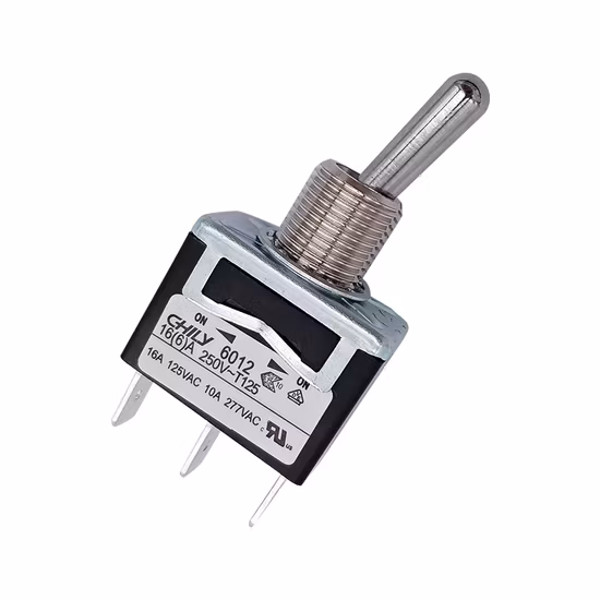 16A125V/6A 250V AC sur interrupteur à bascule pour équipement